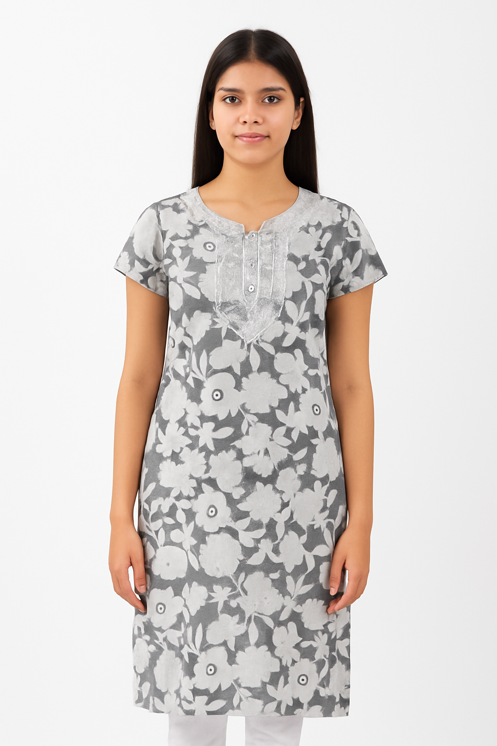 “Soft Cotton Floral Kurti – Light & Stylish Daily Wear”
