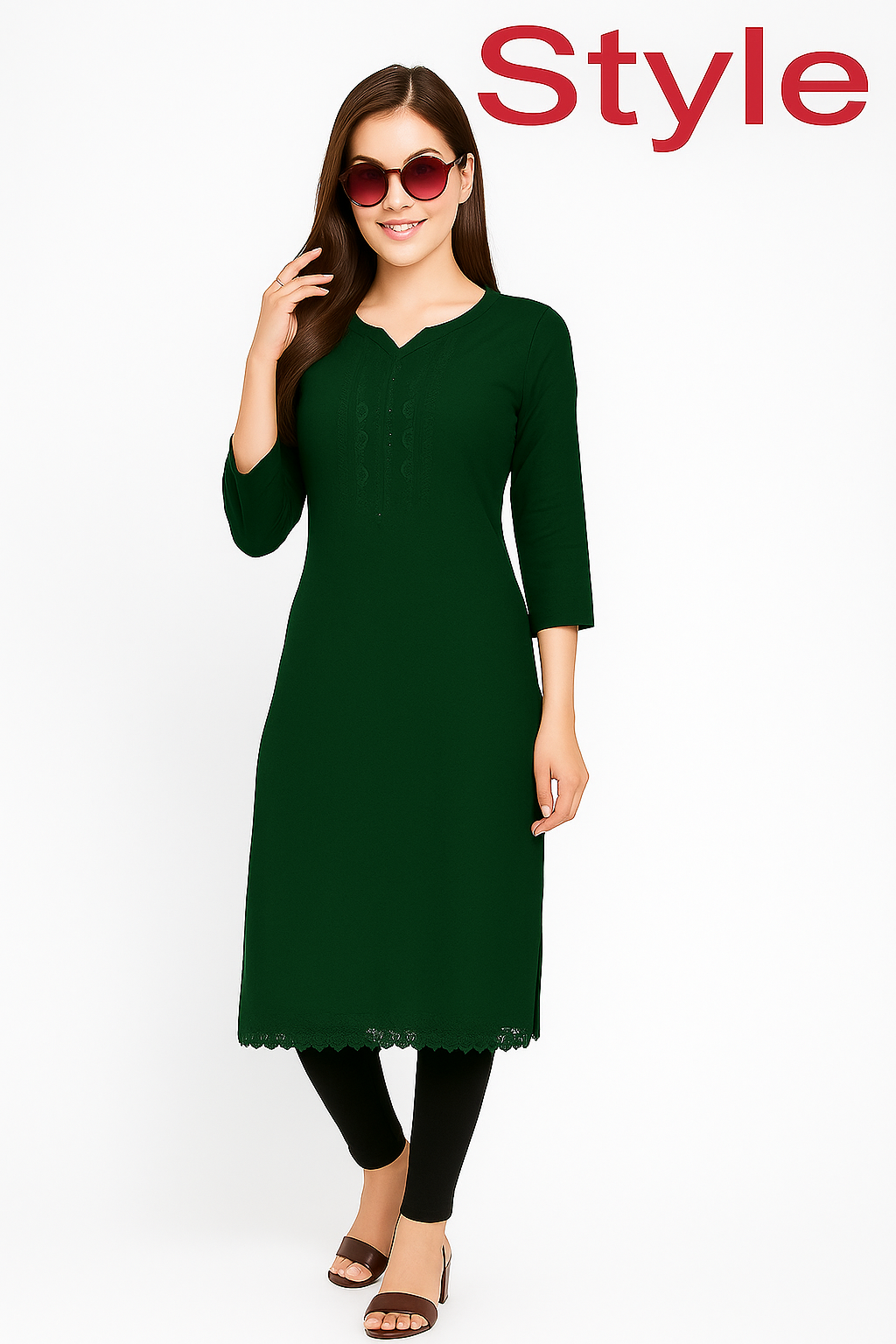 “Soft Cotton Floral Kurti – Light & Stylish Daily Wear”
