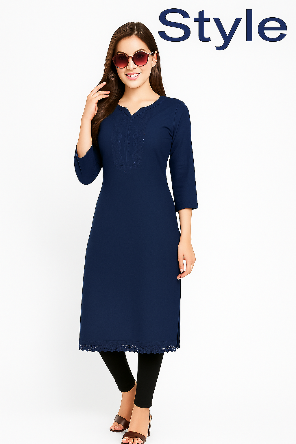 “Soft Cotton Floral Kurti – Light & Stylish Daily Wear”