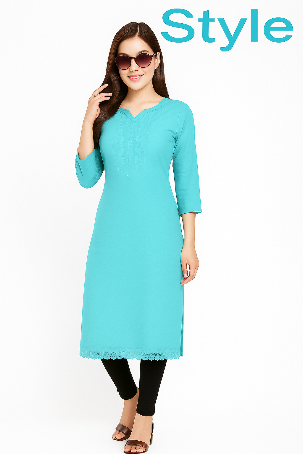 “Soft Cotton Floral Kurti – Light & Stylish Daily Wear”