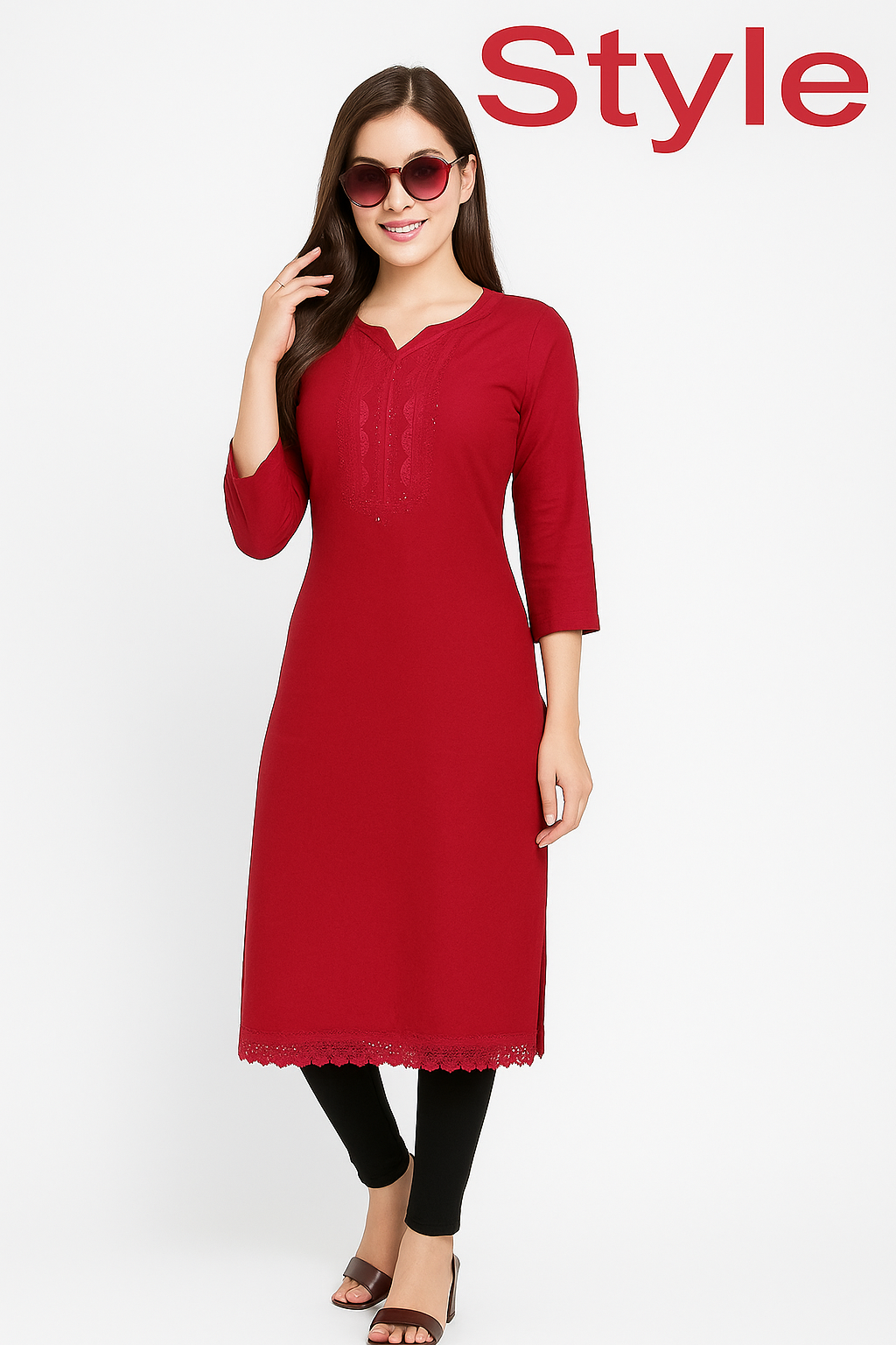 “Soft Cotton Floral Kurti – Light & Stylish Daily Wear”