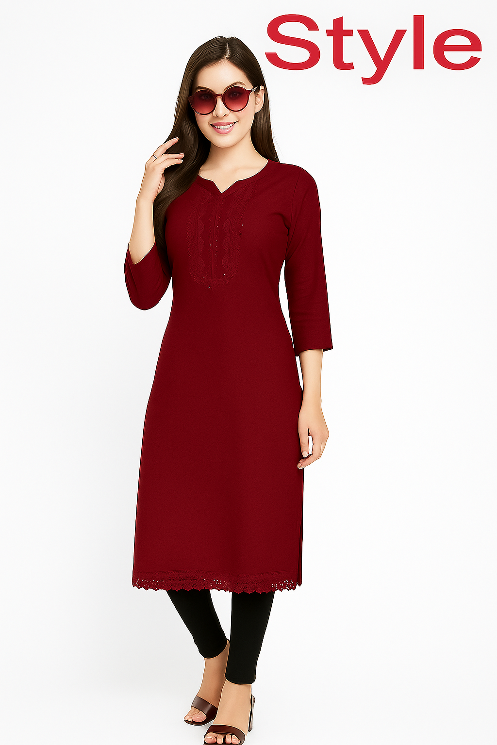 “Soft Cotton Floral Kurti – Light & Stylish Daily Wear”